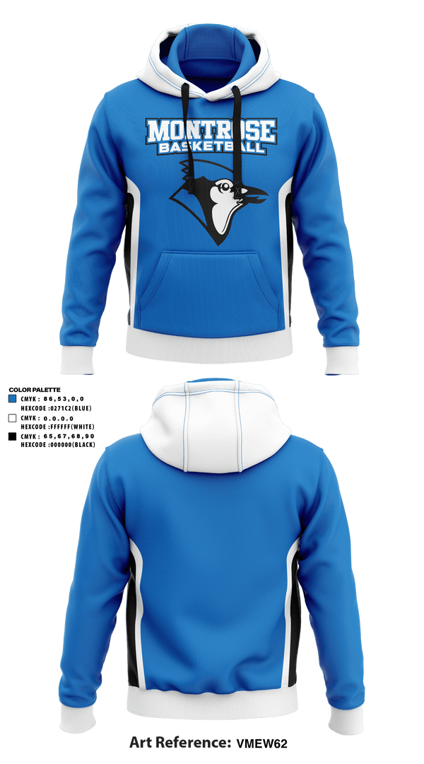 Hoodie, Montrose High School Basketball, Men's Basketball, Teamtime, Team time, sublimation, custom sports apparel, team uniforms, spirit wear, spiritwear, sports uniforms, custom shirts, team store, custom team store, fundraiser sports, apparel fundraiser