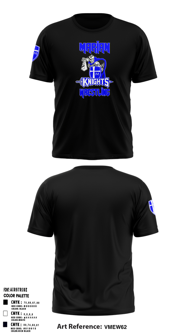 Short Sleeve Performance Shirt, Marian High School Wrestling, Wrestling, Teamtime, Team time, sublimation, custom sports apparel, team uniforms, spirit wear, spiritwear, sports uniforms, custom shirts, team store, custom team store, fundraiser sports, apparel fundraiser