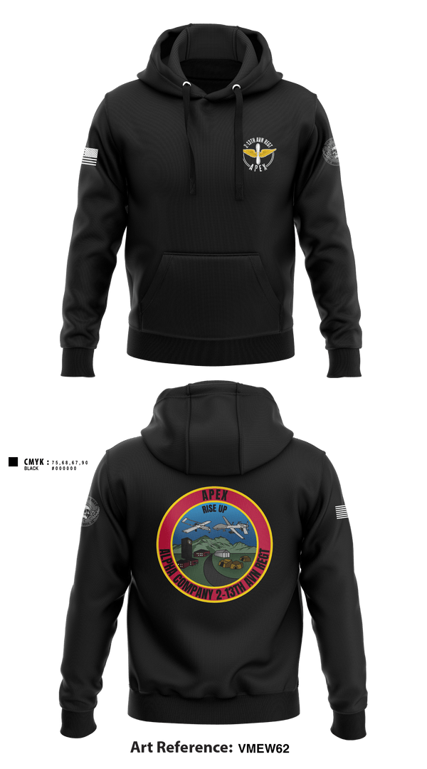 Hoodie, A Co, 2-13th AVN REGT, , Teamtime, Team time, sublimation, custom sports apparel, team uniforms, spirit wear, spiritwear, sports uniforms, custom shirts, team store, custom team store, fundraiser sports, apparel fundraiser