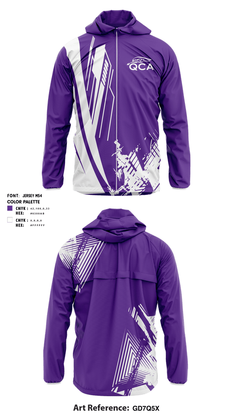 Windbreaker, QCA, Women's Volleyball, Teamtime, Team time, sublimation, custom sports apparel, team uniforms, spirit wear, spiritwear, sports uniforms, custom shirts, team store, custom team store, fundraiser sports, apparel fundraiser