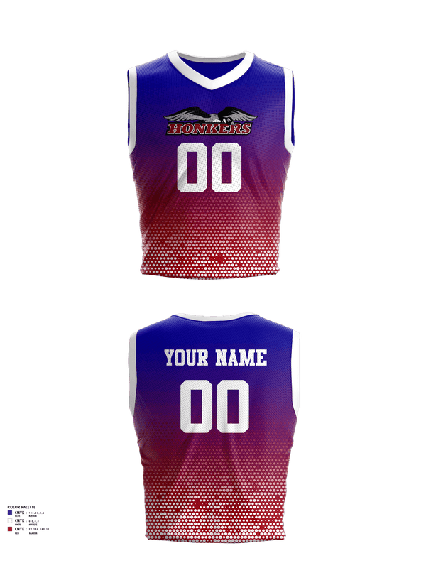 Womens Basketball Jersey, Honkers Women's Basketball, Women's Basketball, Teamtime, Team time, sublimation, custom sports apparel, team uniforms, spirit wear, spiritwear, sports uniforms, custom shirts, team store, custom team store, fundraiser sports, apparel fundraiser
