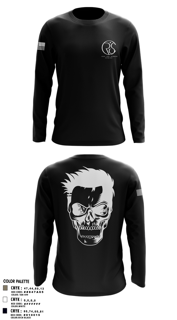 Long Sleeve Performance Shirt, Cris_the_barberCris_the_barber, E-Sports, Teamtime, Team time, sublimation, custom sports apparel, team uniforms, spirit wear, spiritwear, sports uniforms, custom shirts, team store, custom team store, fundraiser sports, apparel fundraiser