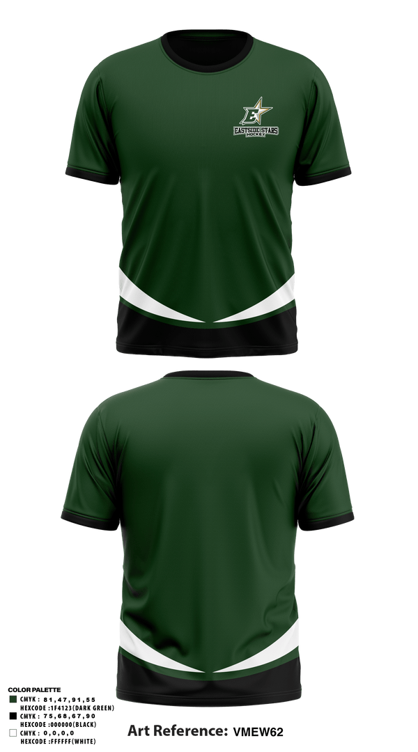 Short Sleeve Performance Shirt, Eastside Stars Hockey, Ice Hockey, Teamtime, Team time, sublimation, custom sports apparel, team uniforms, spirit wear, spiritwear, sports uniforms, custom shirts, team store, custom team store, fundraiser sports, apparel fundraiser
