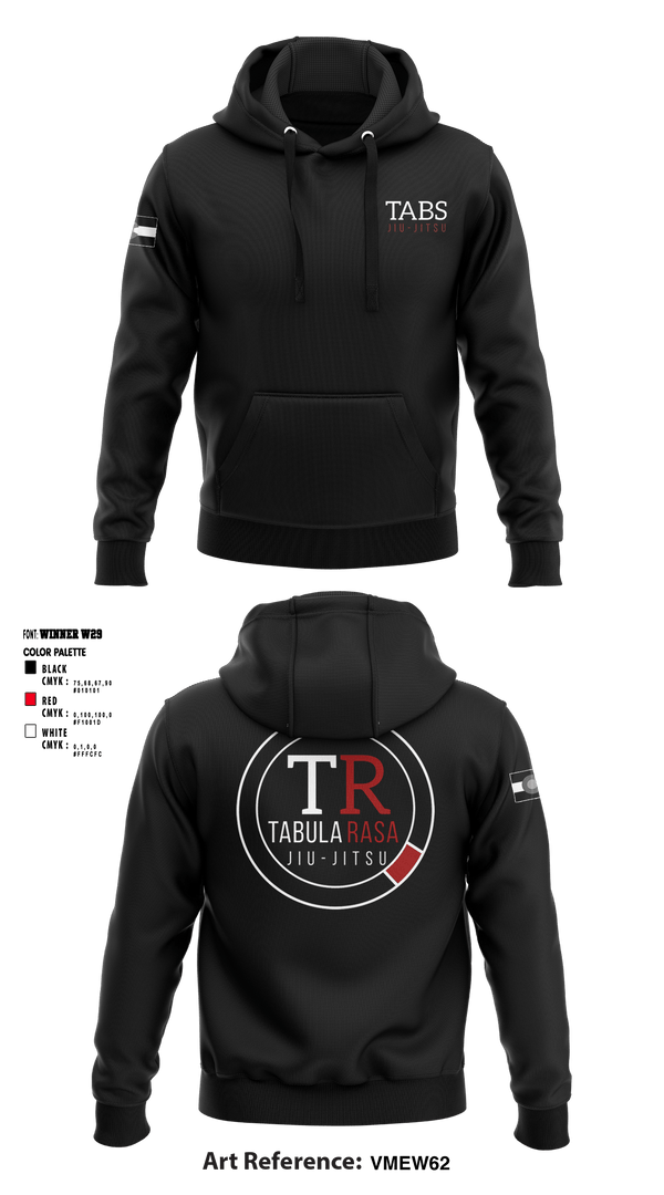 Hoodie, Tabula Rasa Brazilian Jiu-Jitsu, Wrestling, Teamtime, Team time, sublimation, custom sports apparel, team uniforms, spirit wear, spiritwear, sports uniforms, custom shirts, team store, custom team store, fundraiser sports, apparel fundraiser