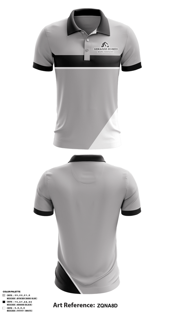 Short Sleeve Performance Polo, Shrader HomesShrader Homes, , Teamtime, Team time, sublimation, custom sports apparel, team uniforms, spirit wear, spiritwear, sports uniforms, custom shirts, team store, custom team store, fundraiser sports, apparel fundraiser