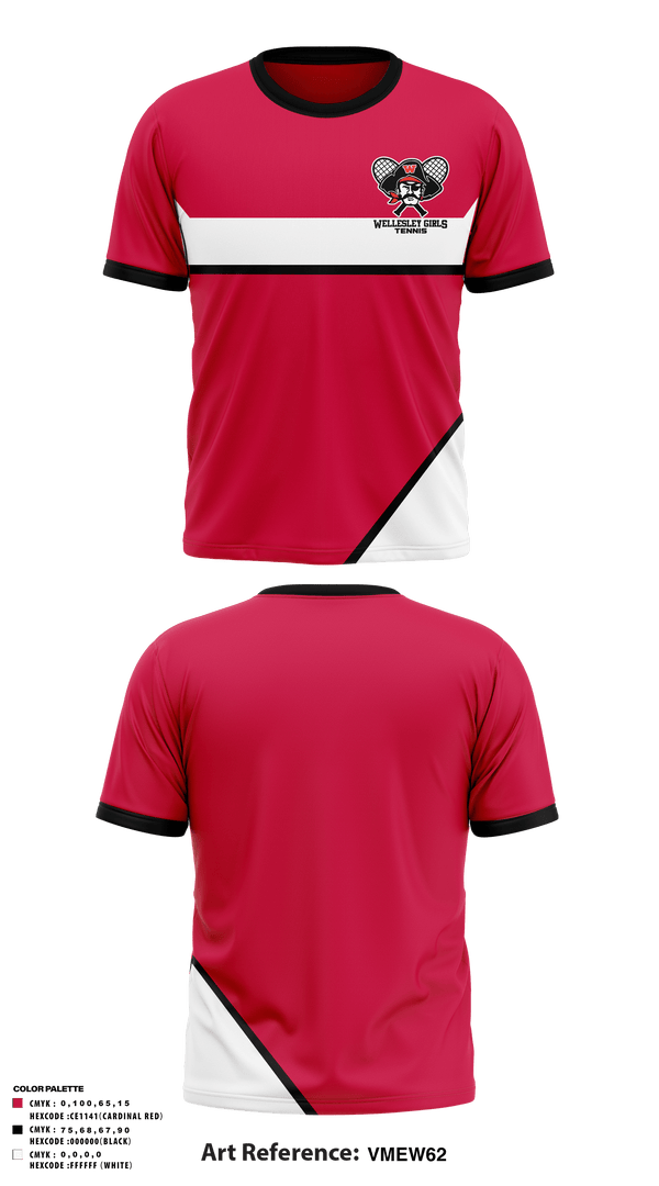 Short Sleeve Performance Shirt, wellesley girls tennis, Tennis, Teamtime, Team time, sublimation, custom sports apparel, team uniforms, spirit wear, spiritwear, sports uniforms, custom shirts, team store, custom team store, fundraiser sports, apparel fundraiser