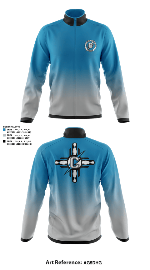 Fleece Jacket, Cleveland Storm, Bowling, Teamtime, Team time, sublimation, custom sports apparel, team uniforms, spirit wear, spiritwear, sports uniforms, custom shirts, team store, custom team store, fundraiser sports, apparel fundraiser