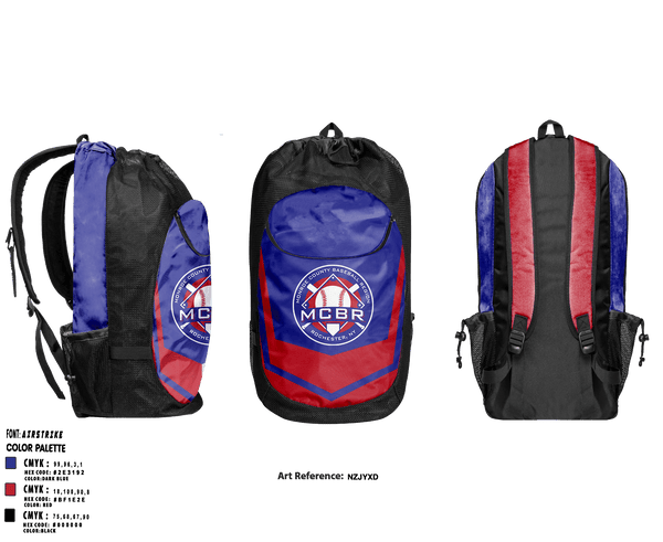 Gear Bag, Monroe County Baseball Region, Baseball, Teamtime, Team time, sublimation, custom sports apparel, team uniforms, spirit wear, spiritwear, sports uniforms, custom shirts, team store, custom team store, fundraiser sports, apparel fundraiser
