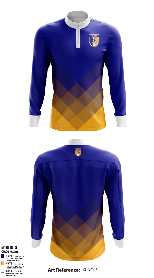 Quarter Zip Jacket, Kemper County High School, Spirit Store, Teamtime, Team time, sublimation, custom sports apparel, team uniforms, spirit wear, spiritwear, sports uniforms, custom shirts, team store, custom team store, fundraiser sports, apparel fundraiser