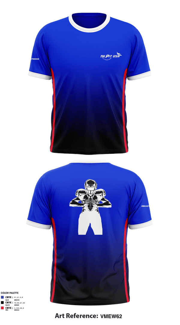 Short Sleeve Performance Shirt, THE PIT U.S.A, Football, Teamtime, Team time, sublimation, custom sports apparel, team uniforms, spirit wear, spiritwear, sports uniforms, custom shirts, team store, custom team store, fundraiser sports, apparel fundraiser