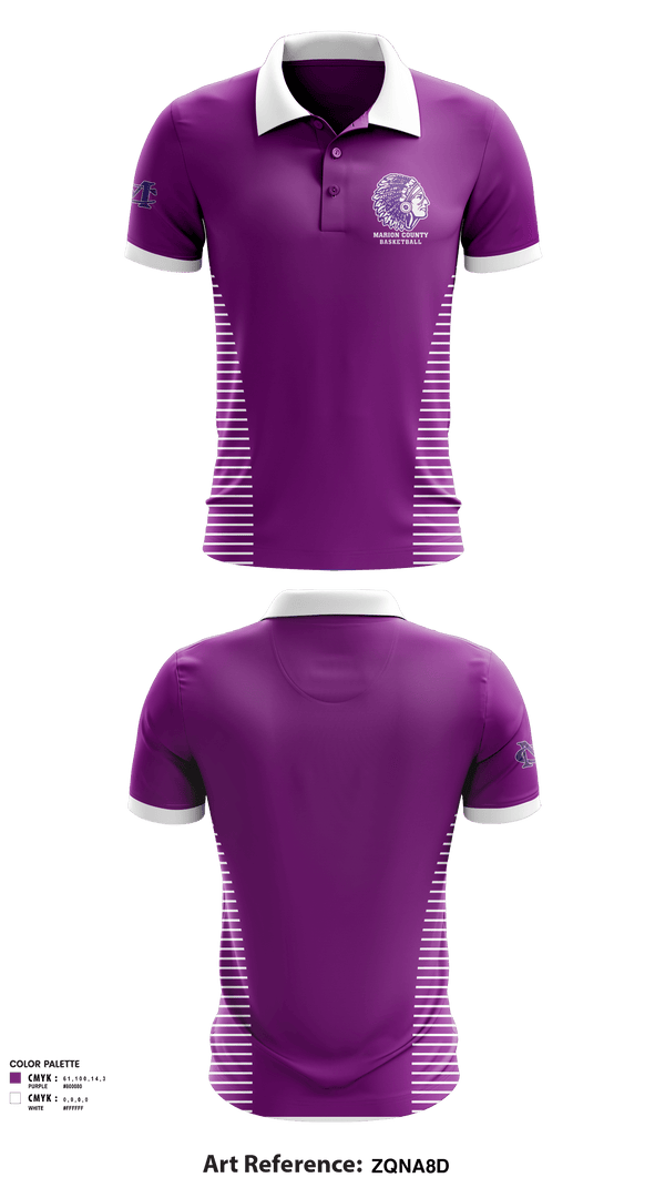 Short Sleeve Performance Polo, Marion County High School Basketball, Women's Basketball, Teamtime, Team time, sublimation, custom sports apparel, team uniforms, spirit wear, spiritwear, sports uniforms, custom shirts, team store, custom team store, fundraiser sports, apparel fundraiser