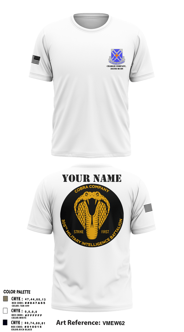 Short Sleeve Performance Shirt, Charlie Company, 305th MI BN, , Teamtime, Team time, sublimation, custom sports apparel, team uniforms, spirit wear, spiritwear, sports uniforms, custom shirts, team store, custom team store, fundraiser sports, apparel fundraiser