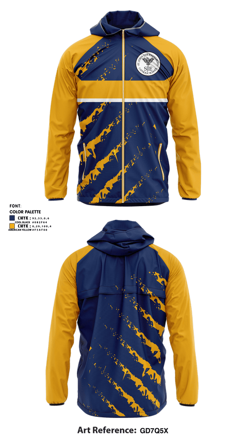 Windbreaker, St John The Evangelist School, Spirit Store, Teamtime, Team time, sublimation, custom sports apparel, team uniforms, spirit wear, spiritwear, sports uniforms, custom shirts, team store, custom team store, fundraiser sports, apparel fundraiser