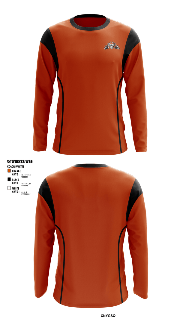 Long Sleeve Performance Shirt, Pine River Backus Tigers, Men's Basketball, Teamtime, Team time, sublimation, custom sports apparel, team uniforms, spirit wear, spiritwear, sports uniforms, custom shirts, team store, custom team store, fundraiser sports, apparel fundraiser