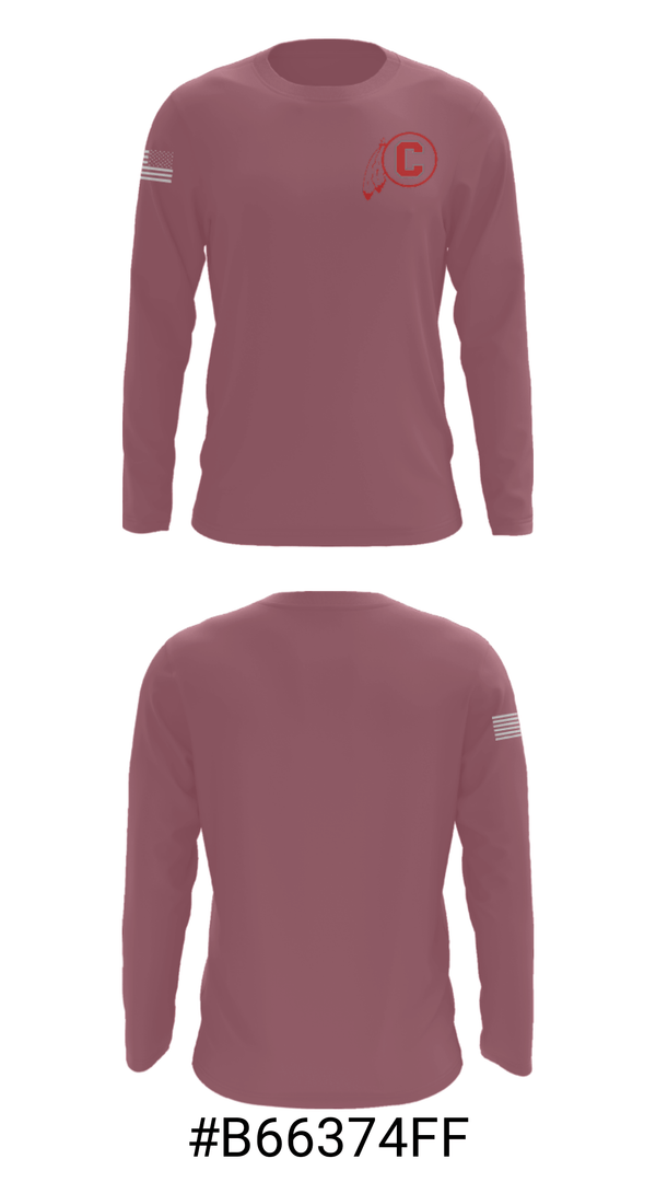 Long Sleeve Performance Shirt, Carlisle Senior High School Volleyball, Women's Volleyball, Teamtime, Team time, sublimation, custom sports apparel, team uniforms, spirit wear, spiritwear, sports uniforms, custom shirts, team store, custom team store, fundraiser sports, apparel fundraiser