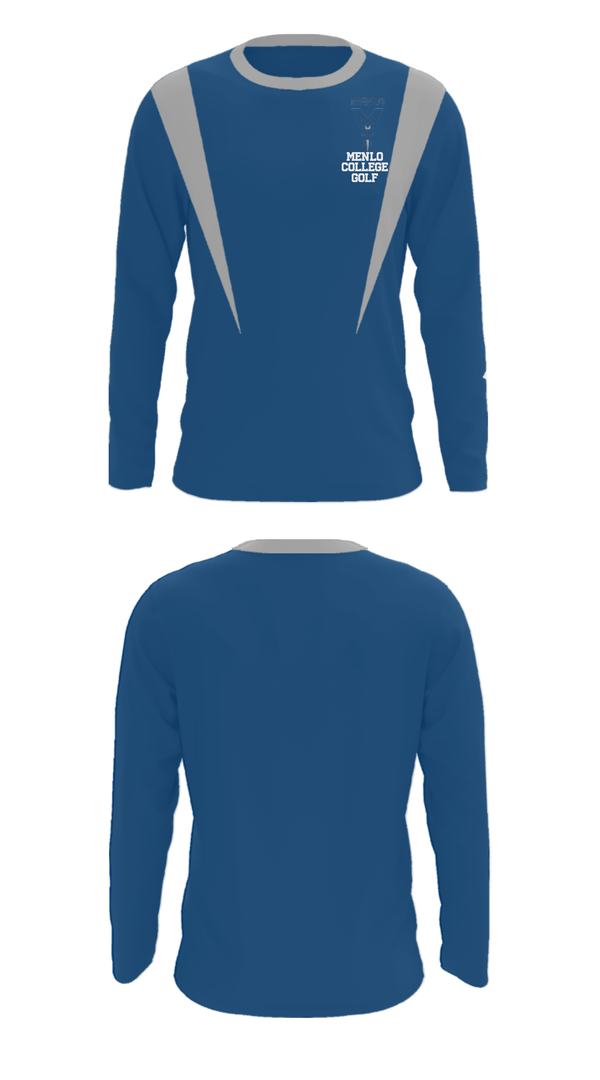 Long Sleeve Performance Shirt, Menlo College Golf, Golf, Teamtime, Team time, sublimation, custom sports apparel, team uniforms, spirit wear, spiritwear, sports uniforms, custom shirts, team store, custom team store, fundraiser sports, apparel fundraiser