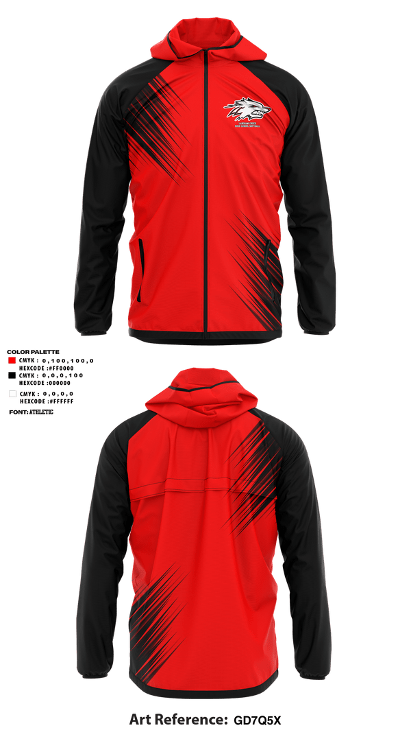 Windbreaker, Langham Creek High School Softball, Softball, Teamtime, Team time, sublimation, custom sports apparel, team uniforms, spirit wear, spiritwear, sports uniforms, custom shirts, team store, custom team store, fundraiser sports, apparel fundraiser
