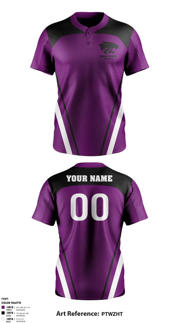 Two Button Softball Jersey, Snake River High School Softball, Softball, Teamtime, Team time, sublimation, custom sports apparel, team uniforms, spirit wear, spiritwear, sports uniforms, custom shirts, team store, custom team store, fundraiser sports, apparel fundraiser