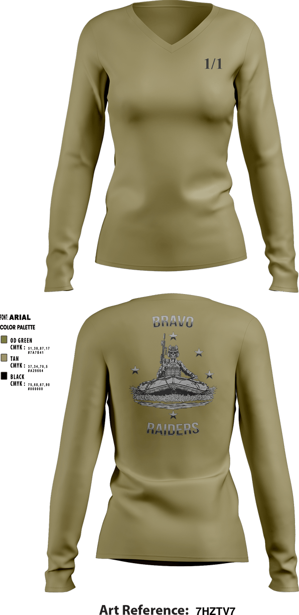 Women's Long Sleeve Vneck Shirt, v 1/1, Marines, Teamtime, Team time, sublimation, custom sports apparel, team uniforms, spirit wear, spiritwear, sports uniforms, custom shirts, team store, custom team store, fundraiser sports, apparel fundraiser