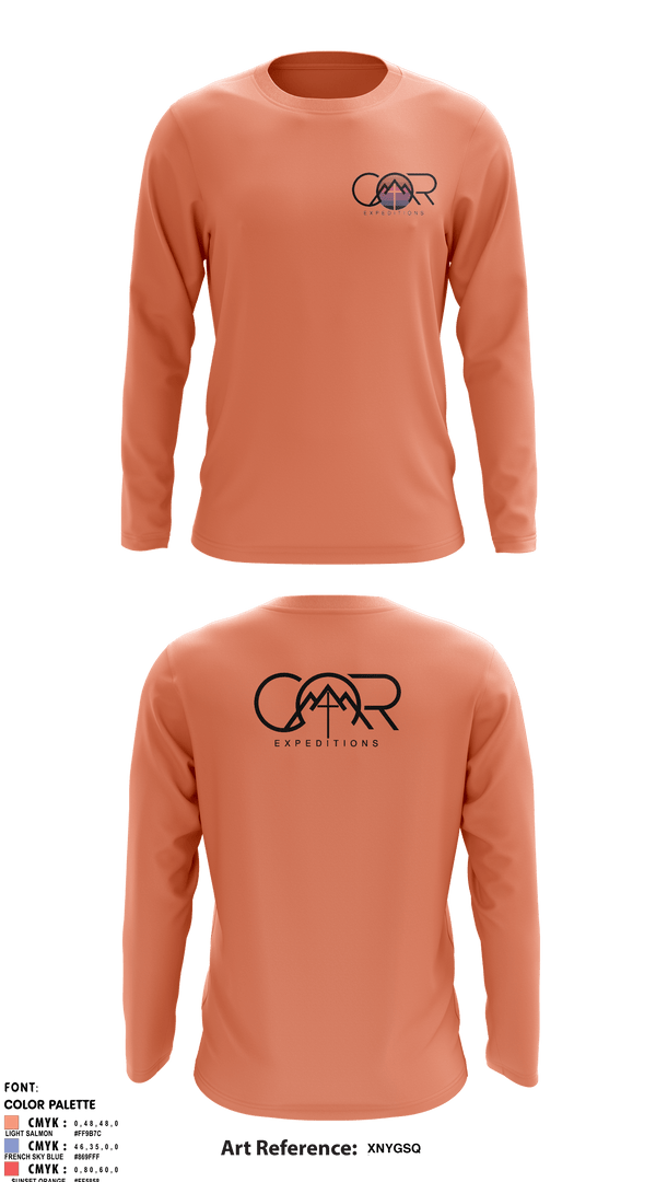 Long Sleeve Performance Shirt, COR ExpeditionsCOR Expeditions, , Teamtime, Team time, sublimation, custom sports apparel, team uniforms, spirit wear, spiritwear, sports uniforms, custom shirts, team store, custom team store, fundraiser sports, apparel fundraiser