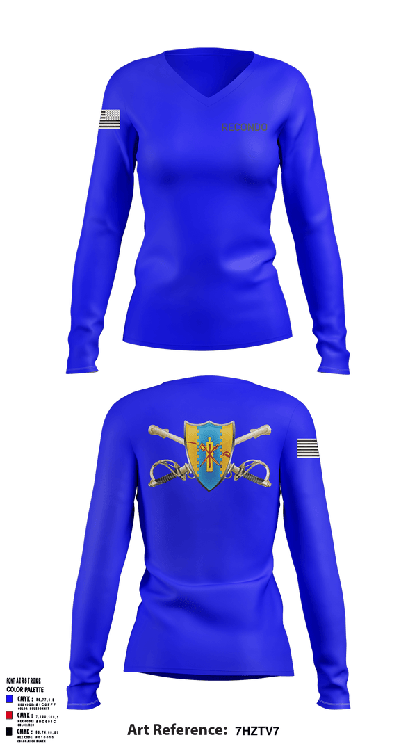 Women's Long Sleeve Vneck Shirt, , Army, Teamtime, Team time, sublimation, custom sports apparel, team uniforms, spirit wear, spiritwear, sports uniforms, custom shirts, team store, custom team store, fundraiser sports, apparel fundraiser
