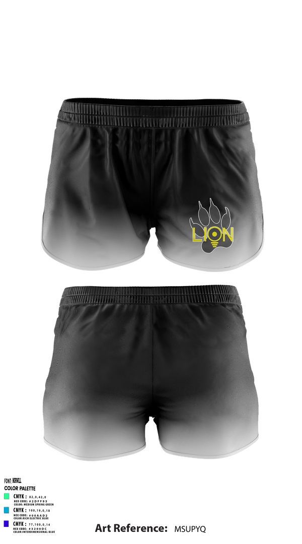 Women's Shorts, LION PRODUCTIONSLION PRODUCTIONS, , Teamtime, Team time, sublimation, custom sports apparel, team uniforms, spirit wear, spiritwear, sports uniforms, custom shirts, team store, custom team store, fundraiser sports, apparel fundraiser