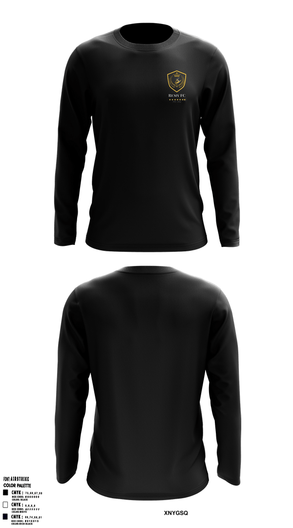 Long Sleeve Performance Shirt, Remy Fc, , Teamtime, Team time, sublimation, custom sports apparel, team uniforms, spirit wear, spiritwear, sports uniforms, custom shirts, team store, custom team store, fundraiser sports, apparel fundraiser