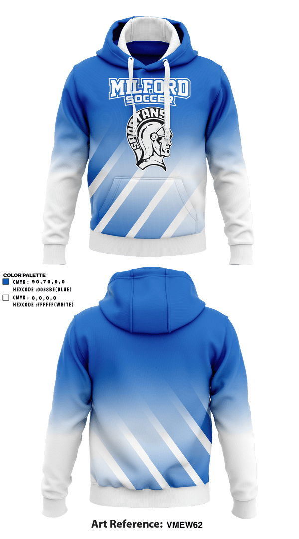 Hoodie, Milford High School Soccer, Men's Soccer, Teamtime, Team time, sublimation, custom sports apparel, team uniforms, spirit wear, spiritwear, sports uniforms, custom shirts, team store, custom team store, fundraiser sports, apparel fundraiser