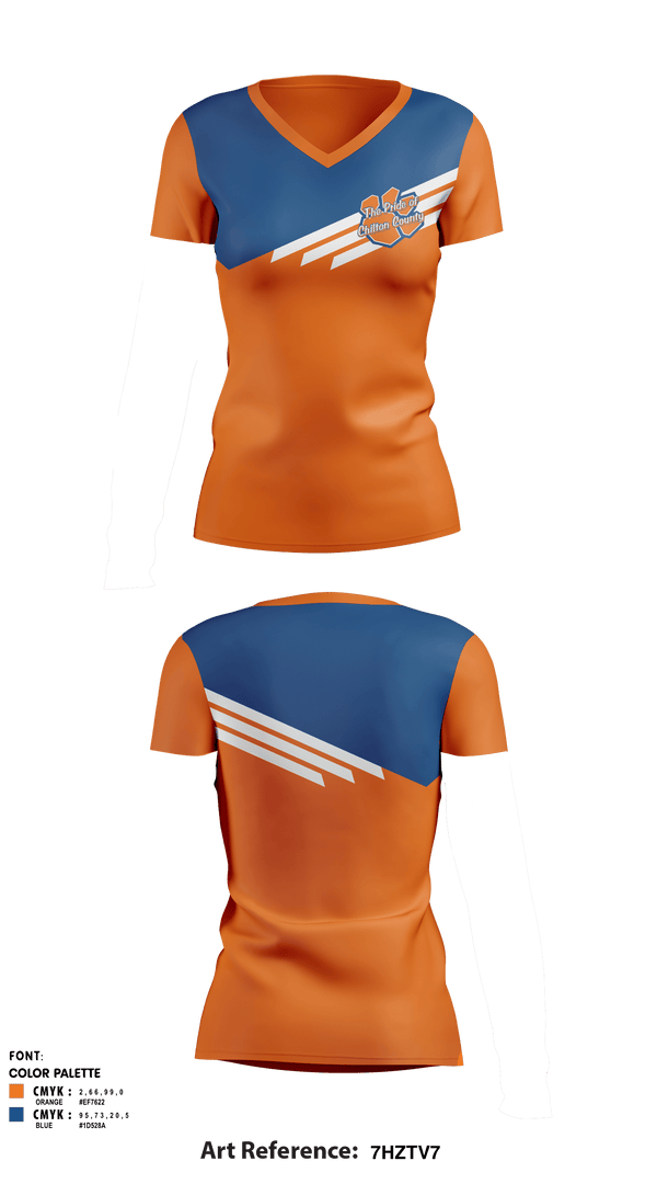 Women's Short Sleeve Vneck Shirt, Chilton County High School Band, Spirit Store, Teamtime, Team time, sublimation, custom sports apparel, team uniforms, spirit wear, spiritwear, sports uniforms, custom shirts, team store, custom team store, fundraiser sports, apparel fundraiser