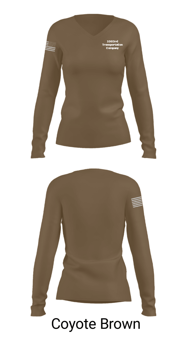 Women's Long Sleeve Vneck Shirt, , Army, Teamtime, Team time, sublimation, custom sports apparel, team uniforms, spirit wear, spiritwear, sports uniforms, custom shirts, team store, custom team store, fundraiser sports, apparel fundraiser