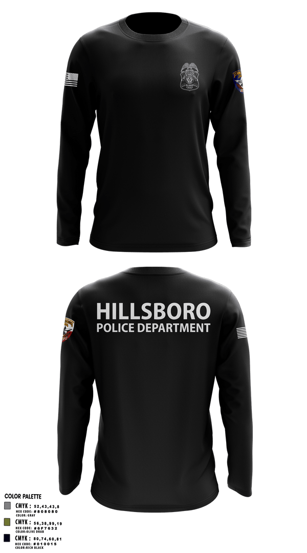Long Sleeve Performance Shirt, , Police, Teamtime, Team time, sublimation, custom sports apparel, team uniforms, spirit wear, spiritwear, sports uniforms, custom shirts, team store, custom team store, fundraiser sports, apparel fundraiser