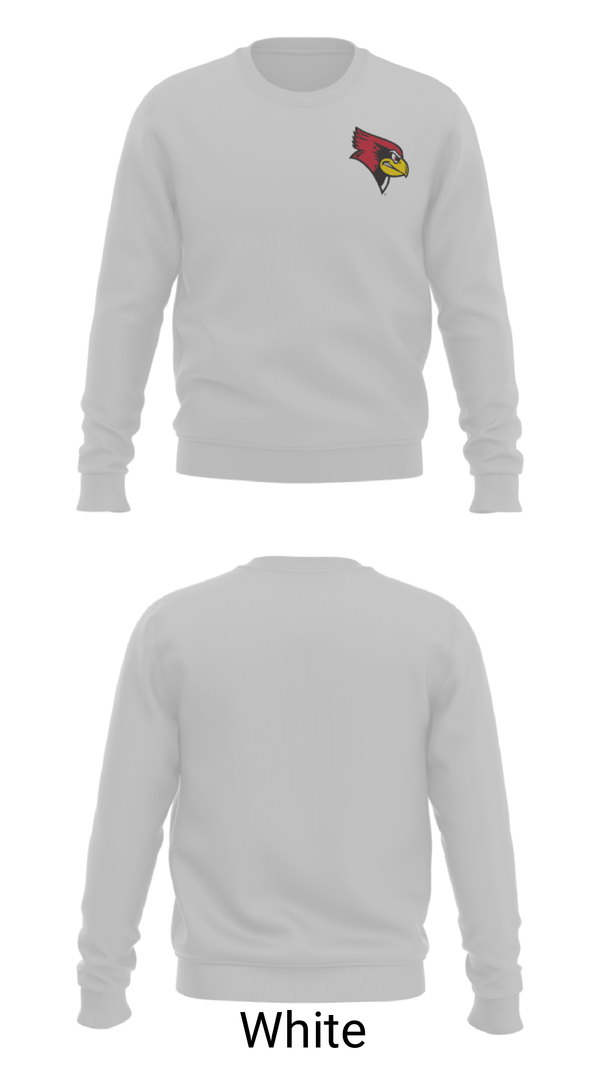 Crew Neck Sweatshirt, Redbirds Soccer, Men's Soccer, Teamtime, Team time, sublimation, custom sports apparel, team uniforms, spirit wear, spiritwear, sports uniforms, custom shirts, team store, custom team store, fundraiser sports, apparel fundraiser