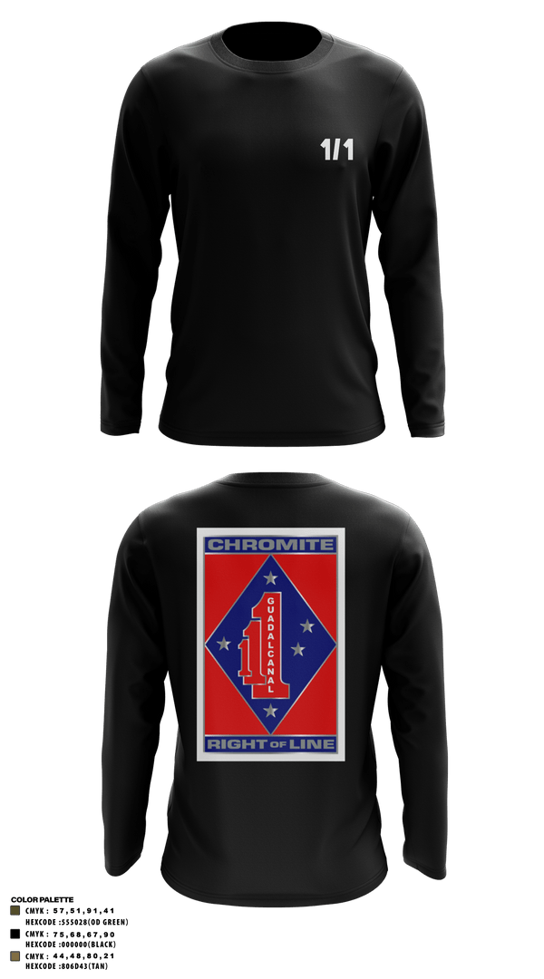 Long Sleeve Performance Shirt, V1/1, Marines, Teamtime, Team time, sublimation, custom sports apparel, team uniforms, spirit wear, spiritwear, sports uniforms, custom shirts, team store, custom team store, fundraiser sports, apparel fundraiser