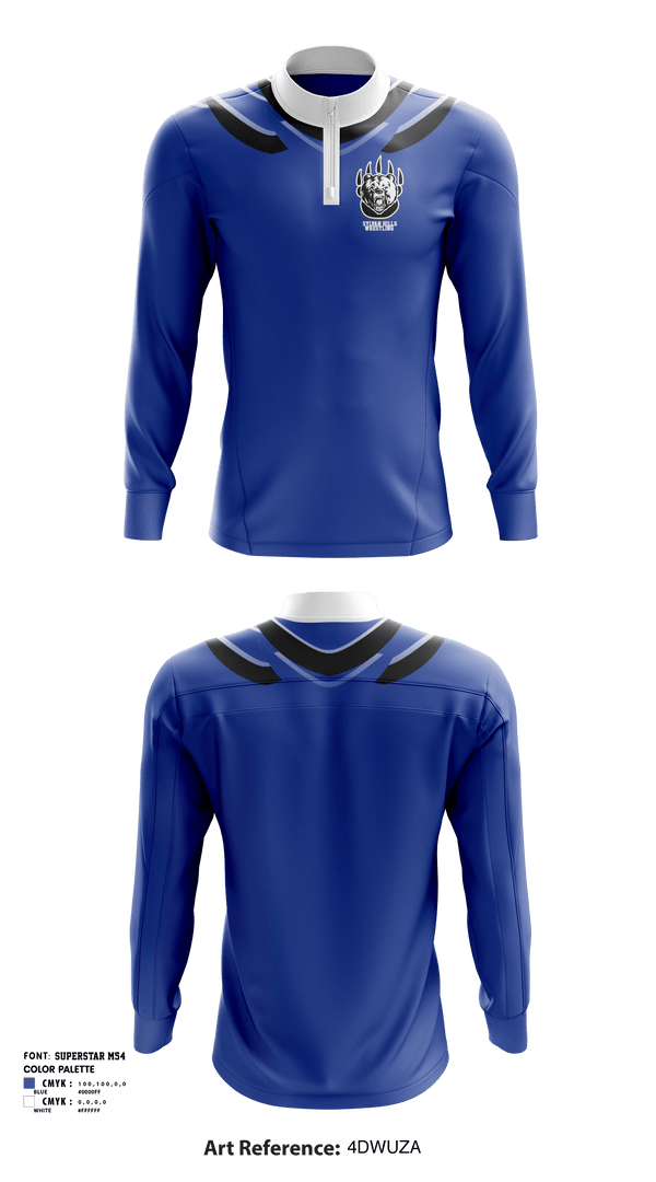 Quarter Zip Jacket, Sylvan Hills High School Wrestling, Wrestling, Teamtime, Team time, sublimation, custom sports apparel, team uniforms, spirit wear, spiritwear, sports uniforms, custom shirts, team store, custom team store, fundraiser sports, apparel fundraiser