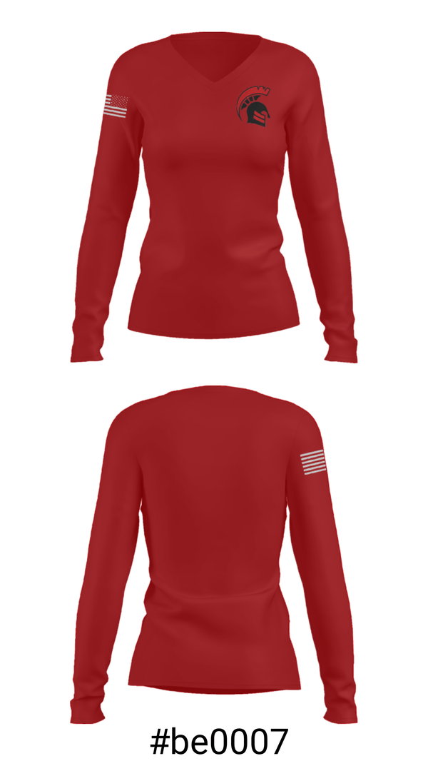 Women's Long Sleeve Vneck Shirt, Discovery High School Basketball, Men's Basketball, Teamtime, Team time, sublimation, custom sports apparel, team uniforms, spirit wear, spiritwear, sports uniforms, custom shirts, team store, custom team store, fundraiser sports, apparel fundraiser