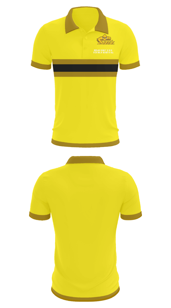 Short Sleeve Performance Polo, Zeeland East High School Basketball, Men's Basketball, Teamtime, Team time, sublimation, custom sports apparel, team uniforms, spirit wear, spiritwear, sports uniforms, custom shirts, team store, custom team store, fundraiser sports, apparel fundraiser