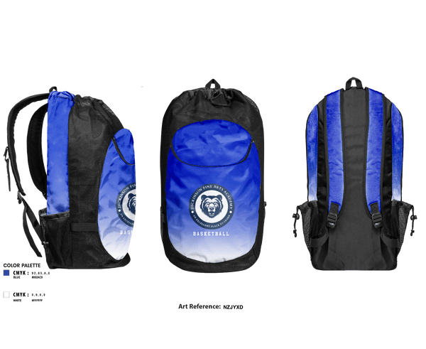 Gear Bag, Dickinson Intermediate Fine Arts Academy Basketball, Men's Basketball, Teamtime, Team time, sublimation, custom sports apparel, team uniforms, spirit wear, spiritwear, sports uniforms, custom shirts, team store, custom team store, fundraiser sports, apparel fundraiser
