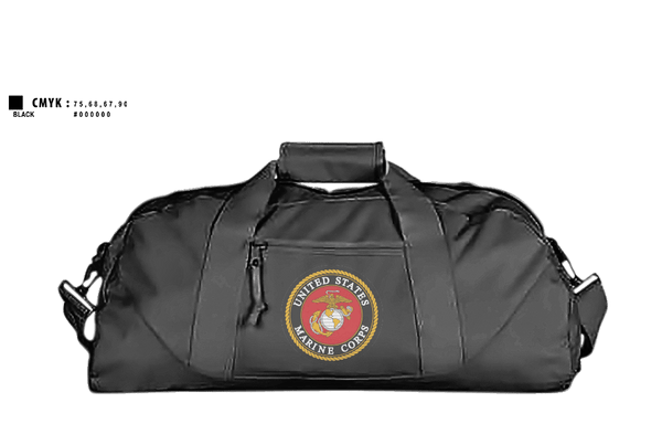 Duffle Bag, 3rd Battalion 6th Marines Kilo Company, Marines, Teamtime, Team time, sublimation, custom sports apparel, team uniforms, spirit wear, spiritwear, sports uniforms, custom shirts, team store, custom team store, fundraiser sports, apparel fundraiser