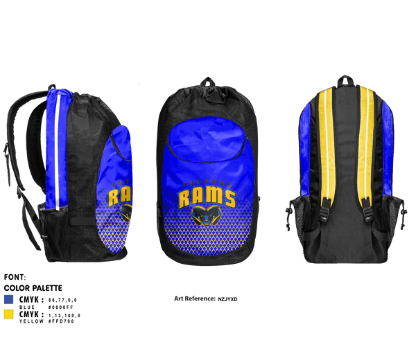 Gear Bag, Parowan High School Track, Track & Field, Teamtime, Team time, sublimation, custom sports apparel, team uniforms, spirit wear, spiritwear, sports uniforms, custom shirts, team store, custom team store, fundraiser sports, apparel fundraiser