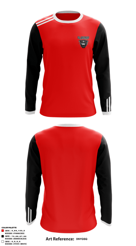 Long Sleeve Performance Shirt, El Dorado High School Wrestling, Wrestling, Teamtime, Team time, sublimation, custom sports apparel, team uniforms, spirit wear, spiritwear, sports uniforms, custom shirts, team store, custom team store, fundraiser sports, apparel fundraiser