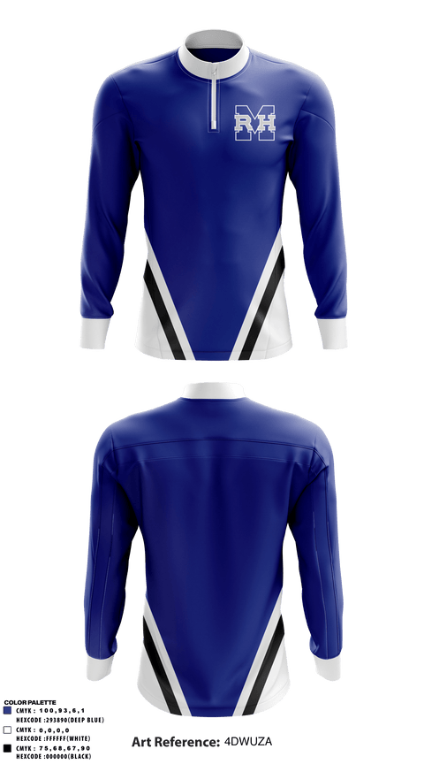 Quarter Zip Jacket, MRH High School, Spirit Store, Teamtime, Team time, sublimation, custom sports apparel, team uniforms, spirit wear, spiritwear, sports uniforms, custom shirts, team store, custom team store, fundraiser sports, apparel fundraiser