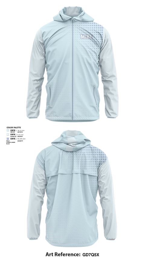 Windbreaker, Mike, Football, Teamtime, Team time, sublimation, custom sports apparel, team uniforms, spirit wear, spiritwear, sports uniforms, custom shirts, team store, custom team store, fundraiser sports, apparel fundraiser