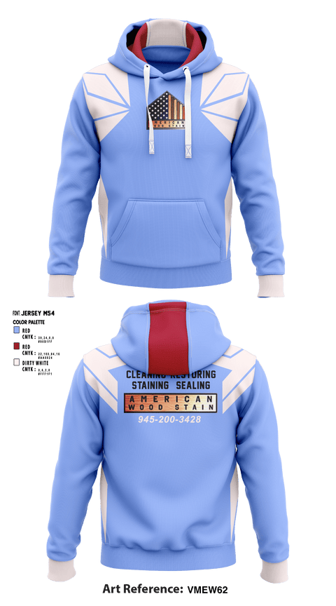 Hoodie, American Wood StainAmerican Wood Stain, , Teamtime, Team time, sublimation, custom sports apparel, team uniforms, spirit wear, spiritwear, sports uniforms, custom shirts, team store, custom team store, fundraiser sports, apparel fundraiser