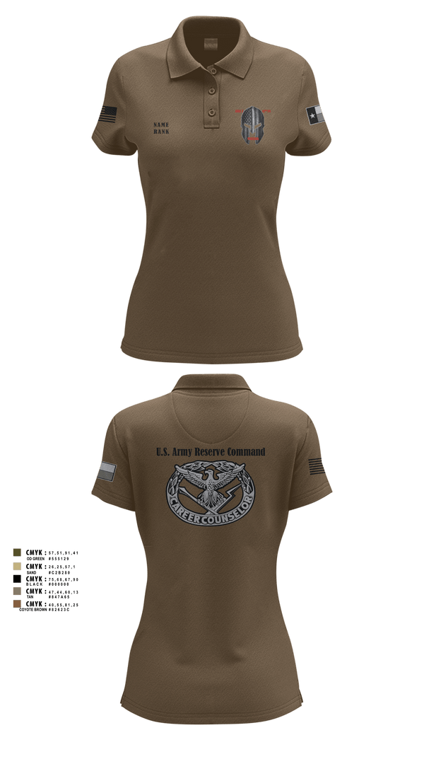 Women's Short Sleeve Performance Polo, , Army, Teamtime, Team time, sublimation, custom sports apparel, team uniforms, spirit wear, spiritwear, sports uniforms, custom shirts, team store, custom team store, fundraiser sports, apparel fundraiser