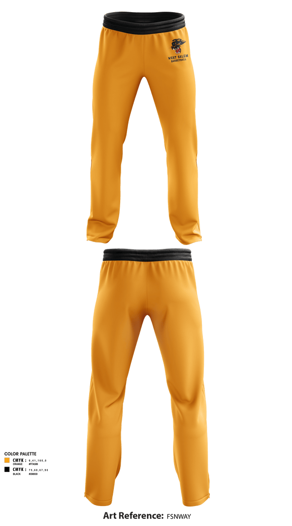 Sweatpants, West Salem High School Basketball, Men's Basketball, Teamtime, Team time, sublimation, custom sports apparel, team uniforms, spirit wear, spiritwear, sports uniforms, custom shirts, team store, custom team store, fundraiser sports, apparel fundraiser