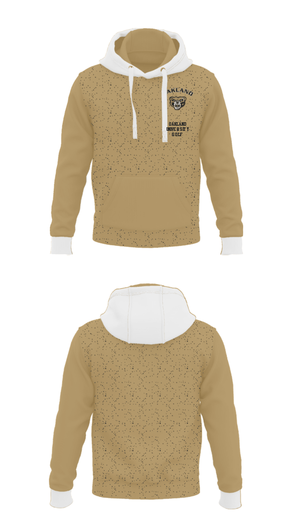 Hoodie, Oakland University Golf, Golf, Teamtime, Team time, sublimation, custom sports apparel, team uniforms, spirit wear, spiritwear, sports uniforms, custom shirts, team store, custom team store, fundraiser sports, apparel fundraiser