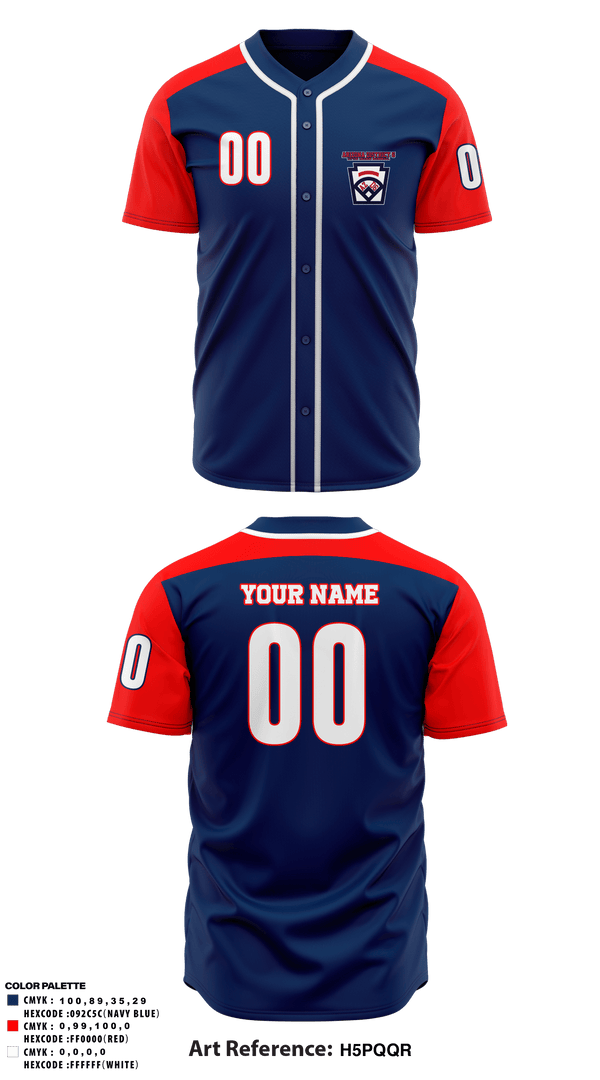 Full Button Baseball Jersey, Arizona District 6 Little League Baseball, Baseball, Teamtime, Team time, sublimation, custom sports apparel, team uniforms, spirit wear, spiritwear, sports uniforms, custom shirts, team store, custom team store, fundraiser sports, apparel fundraiser