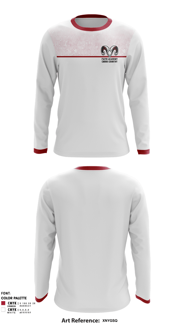 Long Sleeve Performance Shirt, Faith Academy Cross Country, Cross Country, Teamtime, Team time, sublimation, custom sports apparel, team uniforms, spirit wear, spiritwear, sports uniforms, custom shirts, team store, custom team store, fundraiser sports, apparel fundraiser