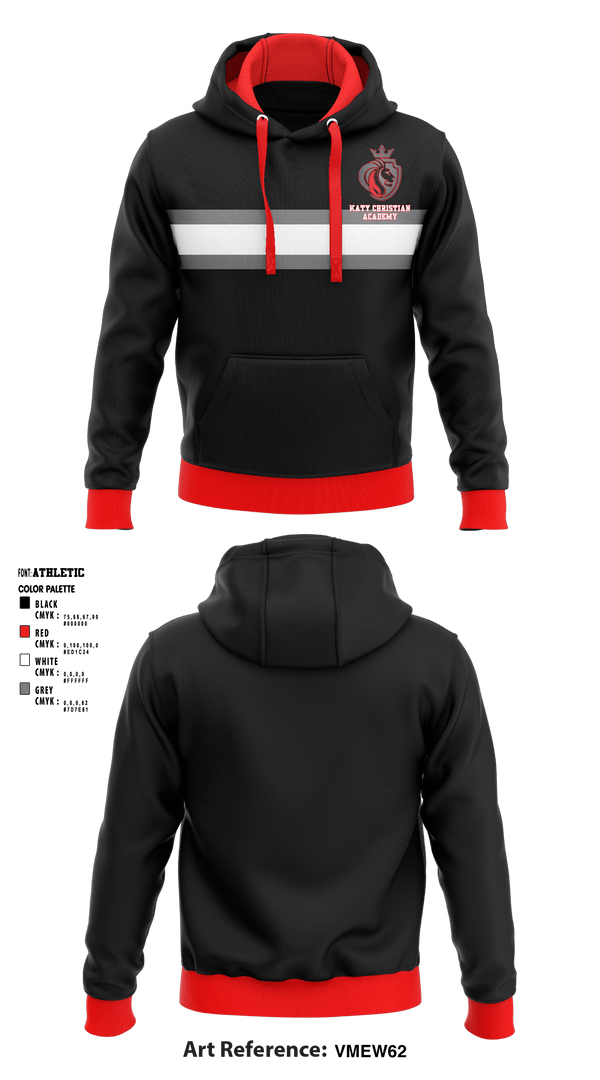 Hoodie, Katy Christian Academy, Spirit Store, Teamtime, Team time, sublimation, custom sports apparel, team uniforms, spirit wear, spiritwear, sports uniforms, custom shirts, team store, custom team store, fundraiser sports, apparel fundraiser