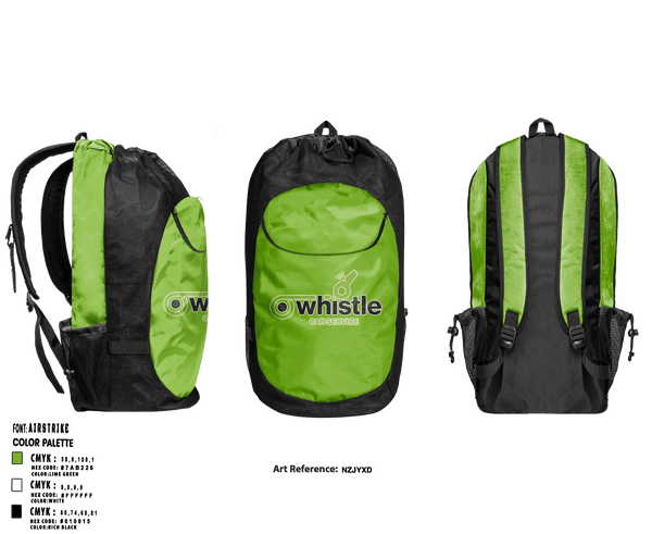 Gear Bag, WhistleWhistle, , Teamtime, Team time, sublimation, custom sports apparel, team uniforms, spirit wear, spiritwear, sports uniforms, custom shirts, team store, custom team store, fundraiser sports, apparel fundraiser